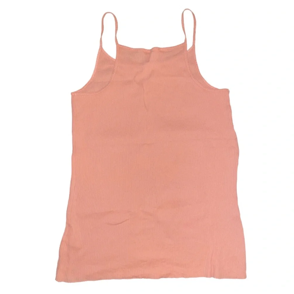 UFT/S Spell ⁺₊⋆ ☾⋆⁺₊ Blue Moon Ribbed Singlet Tank in Coral - Picture 4 of 12